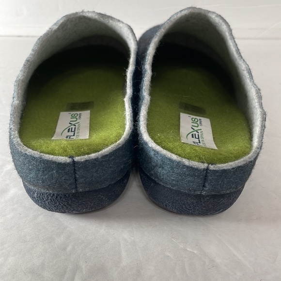 Cocktail Hour Slip On Mules Slides Posie-N-Friends Blue Women’s Slipper 6.5-7 - Picture 5 of 10